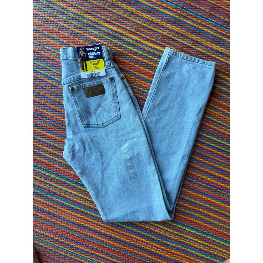 Wrangler Cowboy Cut Slim Fit Light Wash Jeans, Size 5 × 34